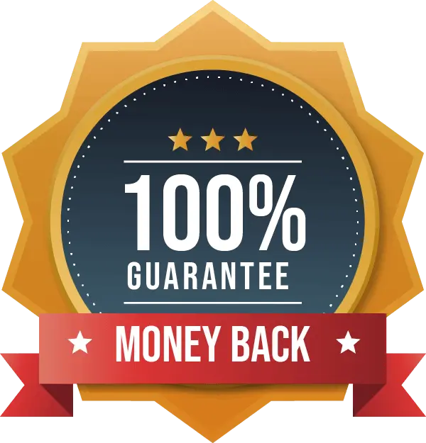 MaroBrain 60-Day 100% Money Back Guarantee Seal